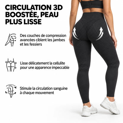 Cellex 3D™ — Legging sculptant taille haute